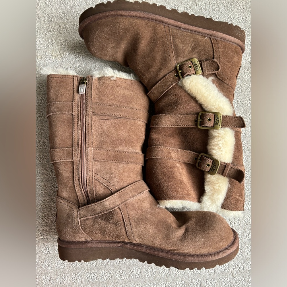 Tall buckle uggs